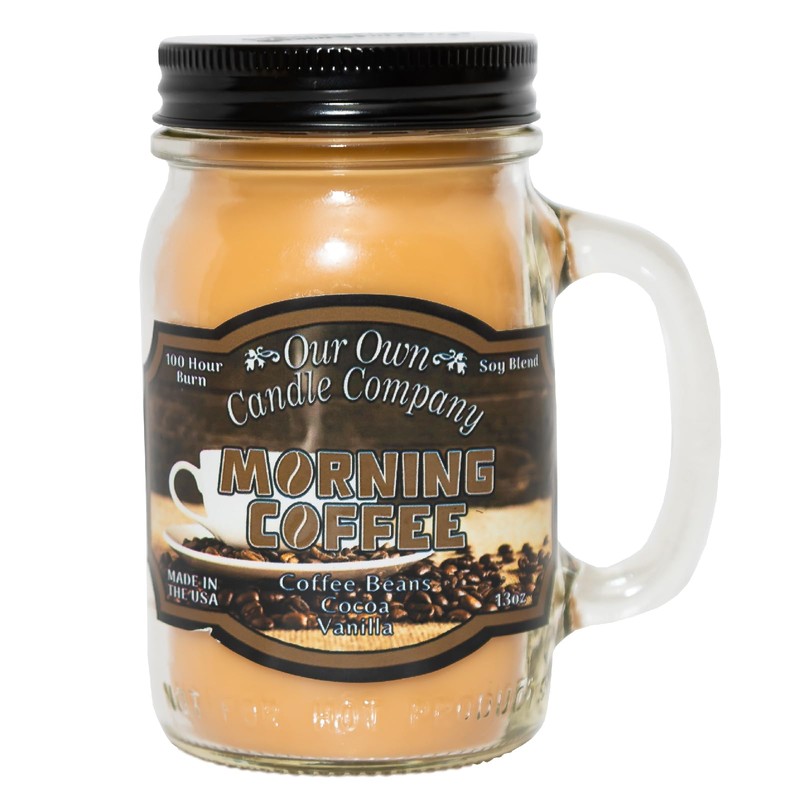 Our Own Candle Company, Morning Coffee Scented Mason Jar Candle,