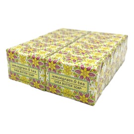 Greenwich Bay Trading Co., Lemongrass and Tea Shea Butter Soap, Set of 12 Bars, 2 Ounces Each