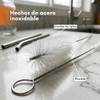 Timotech U Chef Set 10 Piezas Cepillo Limpiador de Popotes