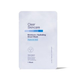 Clear Skincare Moisture+ Hydrating with Hyaluronic Acid Sheet Mask X 1