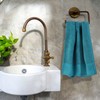 PiccoCasa 100% Cotton Hand Towels, 2 Pack Thick Face Towel