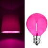 G40 Pink LED Replacement Light Bulbs 1W LED Filament Bulb