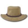 Barmah Hats Foldaway Cattle Suede Leather Hat - Item 1061