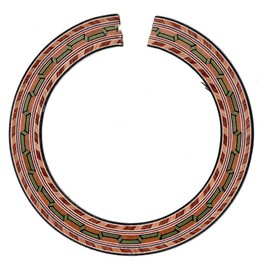 Acoustic Guitar Sound hole Decal Rosette/Binding 92mm internal 125mm external Inlay wood Venere