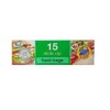 Tidyz Slide Zip Food Bags Pack of 15 Food Prep