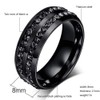 Couple Rings Black Rings Princess Cut Cz Womens Wedding Ring