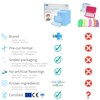20-Pack Precut Orthodontic Wax, Dental Wax for Braces (no Flavor)