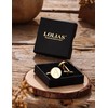 LOLIAS Cuff Links Mens Accessories Jewelry Classic Initial Cufflinks with