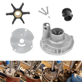 382468 0382468 Water Pump Impeller Kit Fit for Johnson Evinrude BRP OMC 1953-1978 10 15 18 20 25HP Replace for 18-3377 777806