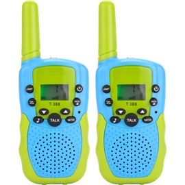 PowerTRC Toddler Walkie Talkies Kids, 22 Channels 2 Way Radio Toy with Backlit LCD Flashlight, 3 Miles Range for Outdoor Activities, Hiking, Camping, Communication
