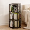 OSCHF Square Rotating Bookshelf Tower - 360 Spinning Display Corner
