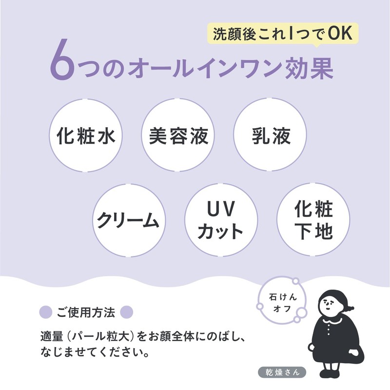 Dry-san Moisturizing Skincare Base Transparency Lavender, 1.1 oz (30 g),