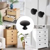 LOPYXBR 30 Pieces Furniture Knobs Black, 30mm Round Cabinet Knobs