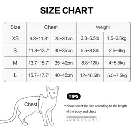 Evel Cat Harness and Leash, Ultra-Light, Escape-Proof, Adjustable, Soft Mesh Fabric, Padded, Running Vest, Jacket for Kittens, Pets, Puppies, XS, Fruit green