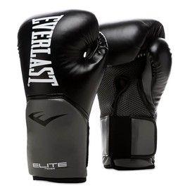 Everlast Unisex Pro Styling Elite Boxing Gloves Black/Grey 8oz
