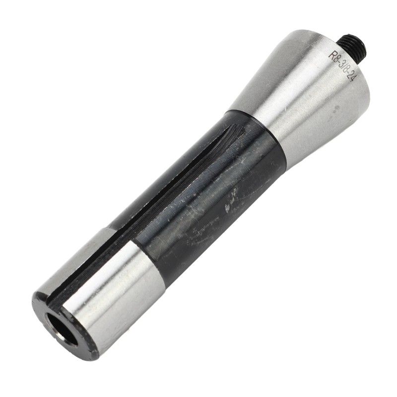 Drill Chuck Arbor R8 Shank 3/8in 121.1mm Length Threaded Drill