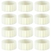 12Pcs Silicone Candle Grippers for Taper Candles Hugger Gaskets Rings