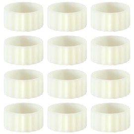 12Pcs Silicone Candle Grippers for Taper Candles Hugger Gaskets Rings Stay Put Candle Grips Peg Candles Holders Rubber, Keep Bougie Upright in Place for Taper Candless Cups