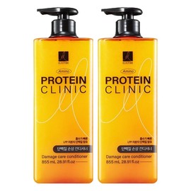 Elastine Amino Protein Clinic Damage Conditioner Floral Fruity Fragrance, 855ml, 2 pieces / 엘라스틴 아미노 프로틴 클리닉 손상 컨디셔너 플로럴 프루티향, 855ml, 2개