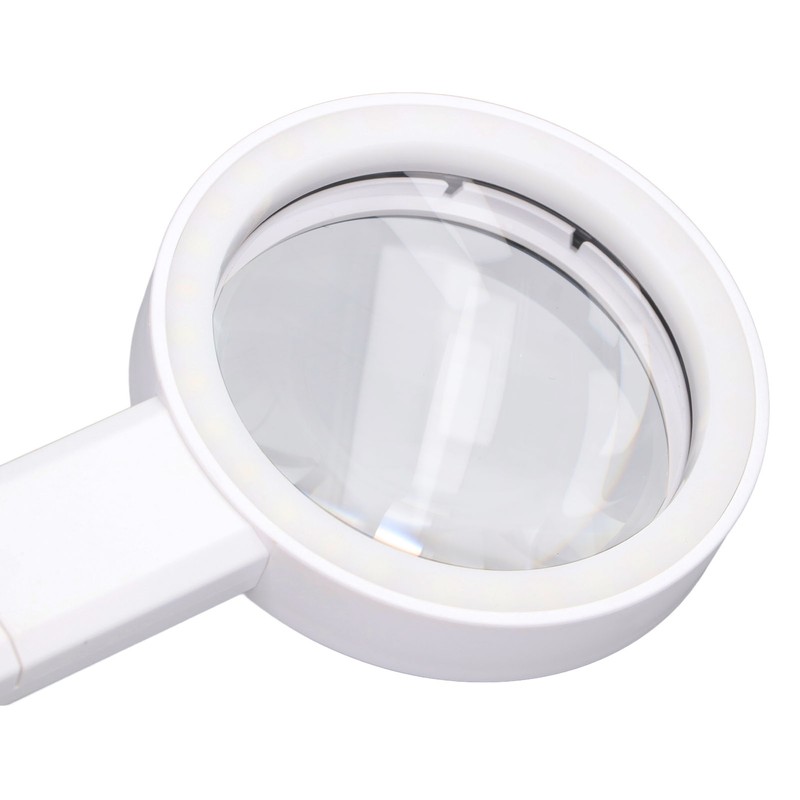 Magnifying Glass 5X 3X 10X Handheld Magnifier 3 Color Adjustable