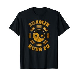 Shaolin Kung Fu - Allenamento cinese per arti marziali, stile retrò Maglietta