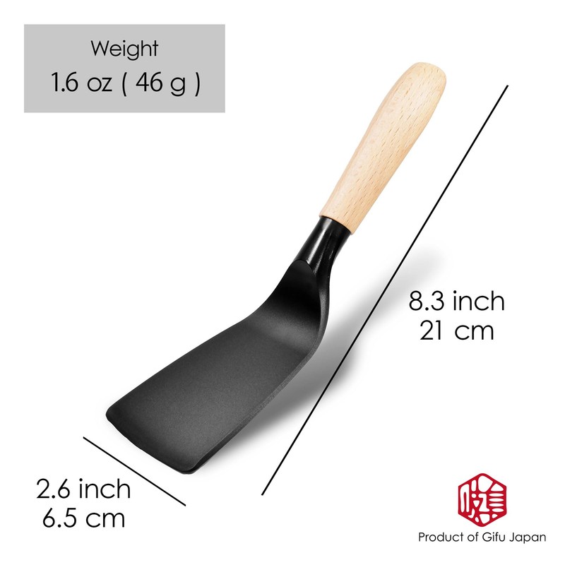 Short Spatula, Stylish Kitchen Tool, Flexible Non Stick Heat Resistant