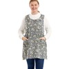 APRONNER Plus Size Aprons for Women with Pockets Cotton Linen