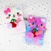 YankMooM Cat Secret Diary with Lock for Girls, Tie-Dye Kids