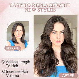 SEGO Clip in Hair Extensions Real Human Hair 16 Inch 2R Dark Brown 110g 7PCS 16 Clips Real Human Hair Extensions Clip ins Real Human Remy Hair Lace Clip In Hair Extensions