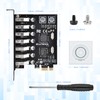 ELUTENG PCIE USB 3.0 Card 7 Ports PCI Expree to