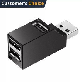Unbranded 3 Port USB Hub USB 2.0 High Speed Hub~Splitter Box For PC Notebook-Lapto