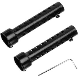 BRIOTA 2PCS Universal Motorcycle Exhaust Baffle Insert, 35mm DB Killer, Exhaust Pipe Deflector, Removable Motorcycle Muffler with Hex Keys for installation