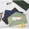 20 Pcs Business Envelopes with Gold Border Self-Seal Standard Envelopes