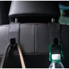 Qirc Auto Hooks, 2 Pcs Leather Car Storage Organiser Bag