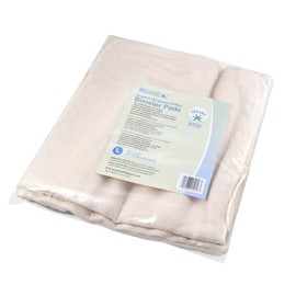 InControl - Organic Birdseye Cotton Washable Booster Pads/Inserts - 3 Pack (Large)