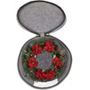 Christmas Wreath Storage Bag,Collapsible Felt Holiday Garland Container with Zipper