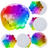 DIYBravo 5Pcs Honeycomb Coaster Resin Molds with Bee Box Mold