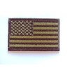 Iron Sew-On Badge/Iron-On Patch ca. USA Flag Flags Olive/Kakifarben 7.5