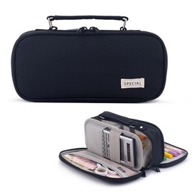 X SIM FITNESSX Large Capacity Pencil Case Pencil Case Teenager Girls Pencil Case Pencil Case for School & Office, black, pencil case