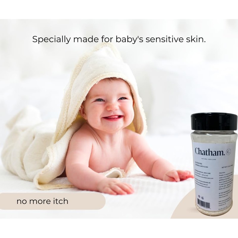 Oatmeal Bath Soak Made with Gluten Free Oatmeal.