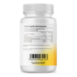 Cafeína Anhidra Pura Primetech | 200mg por Cápsula | 100 Cápsulas | Energía y Concentración al Máximo