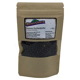 Banasura Highland Pepper 100 g in Resealable Bag, Very Rare and Rare Pepper Specialty from the Indian Malabar Coast