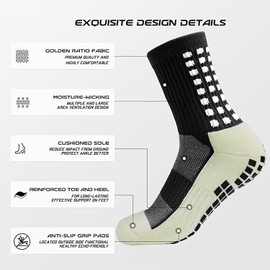 4 Pares Calcetines de fútbol y becerro Mangas combinación,Soccer socks para hombre y mujer y niño,Calcetines Acolchados para Correr,Calcetas de Fútbol Tobillo,para Béisbol,Correr, Baloncesto