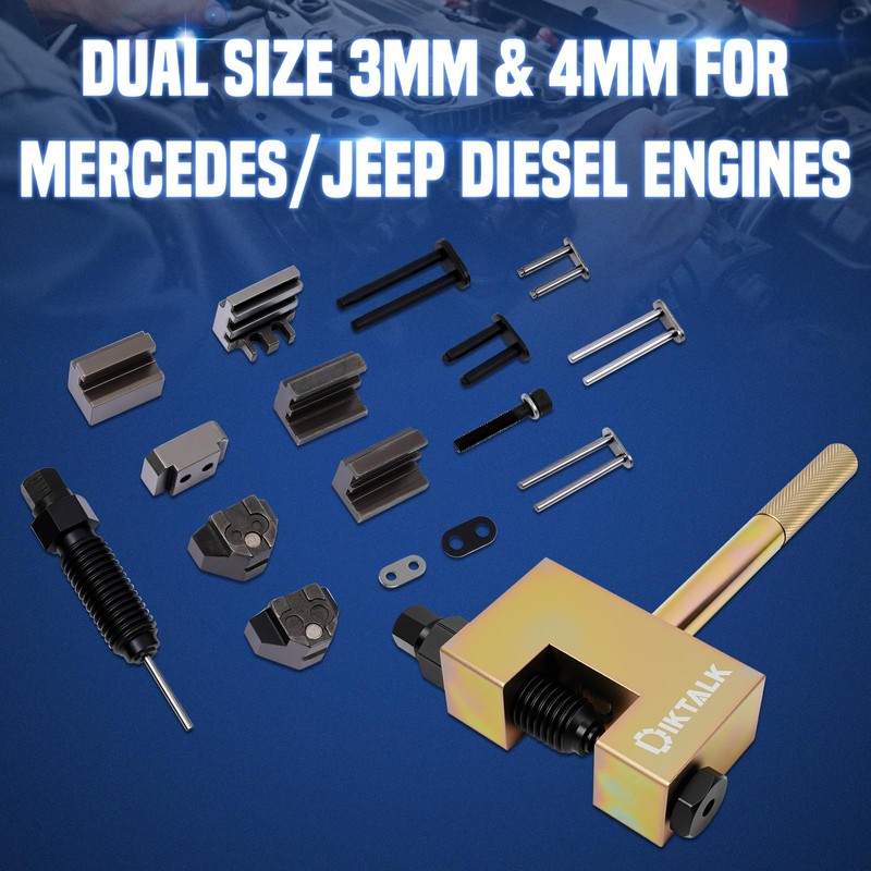DikTalk Timing Chain Tool Kit for Mercedes Dual Size 3mm