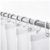 Aisaving Shower Curtain Polyester Fabric Bathroom Curtains Mould proof Water