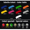 DualColorStampe B0168 (BLU 53) Universal Protection Bike Frame Sticker Set