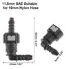 X AUTOHAUX 9.49mm to 8mm 90 Degree Car Fuel Hose