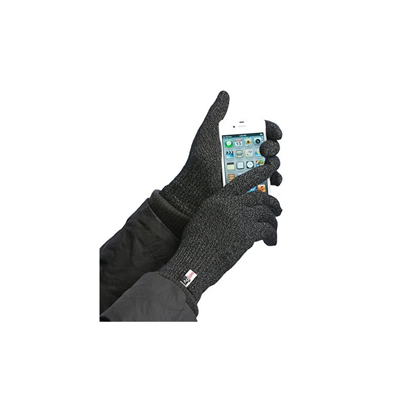 AGloves Sport Touchscreen Gloves, Black, Small/Medium (4755AGSPORTSM)