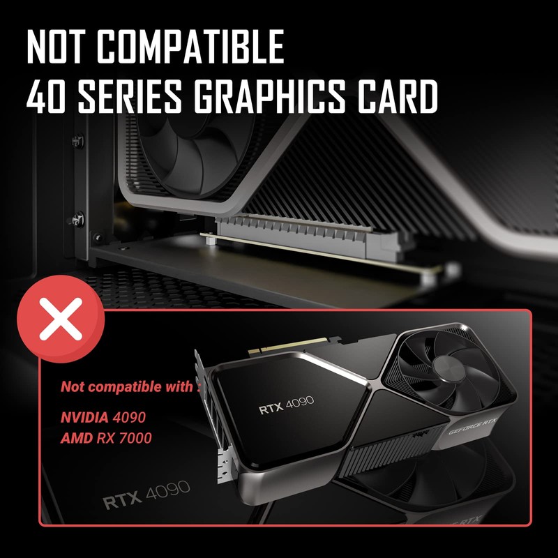 Antec Vertical GPU Bracket, PCI-E 4.0 x16 High Speed Flexible