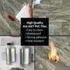 AULIGET 2-Piece Apache Brown Rock Peel and Stick Backsplash Wall